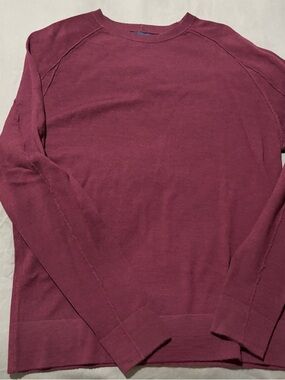 NWOT Good Man Brand Men's Crewneck Sweater in Burgundy